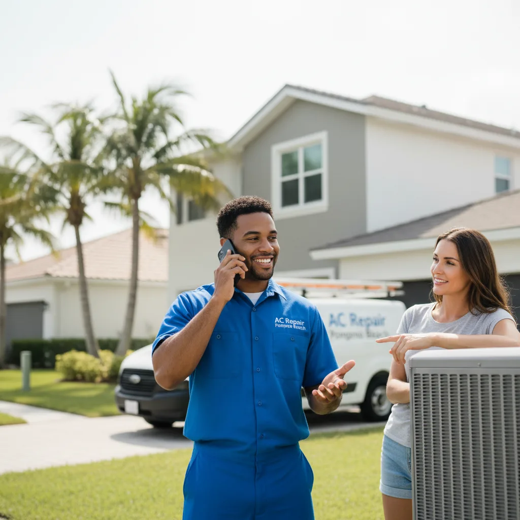 AC Repair Pompano Beach customer support in Beebe